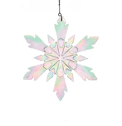 Opalescent Snowflake Ornament from Kurt Adler