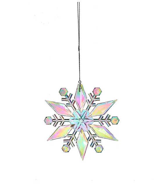 Opalescent Snowflake Ornament from Kurt Adler