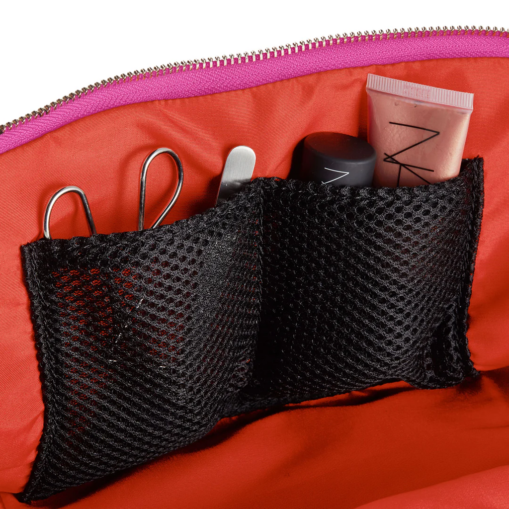 Signature Makeup Bag / Bubblegum Pink & Orange