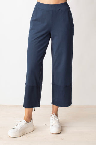 Liv by Habitat French Terry Crop Pant. Cropped wide leg sweatpant with side pockets.