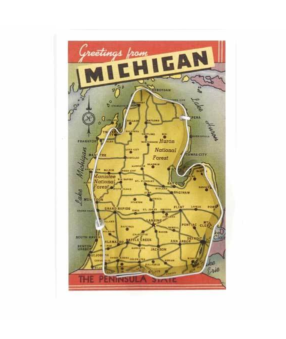 Michigan Lower Peninsula Cookie Cutter