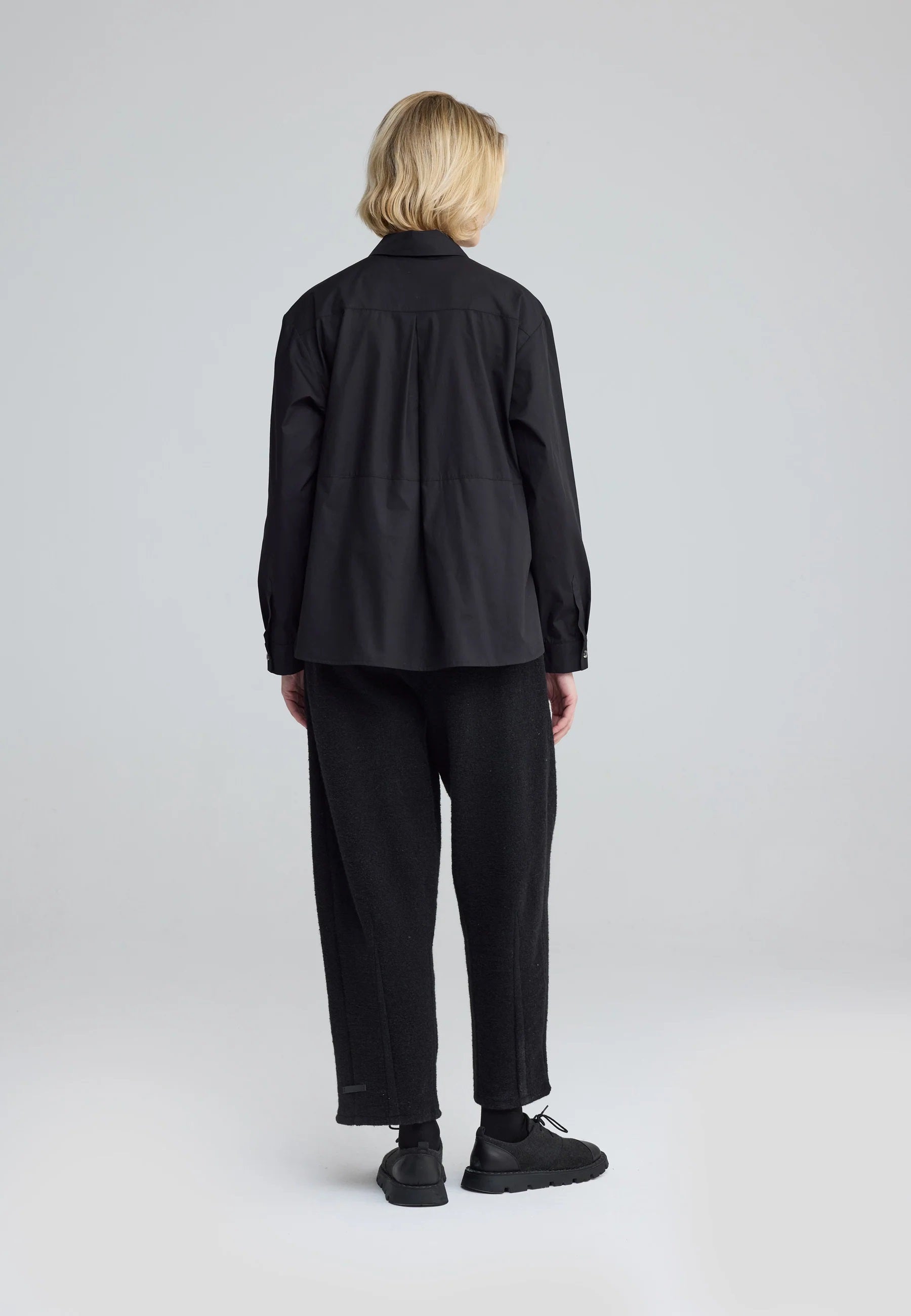 Luukaa Liora Poplin Blouse in Black