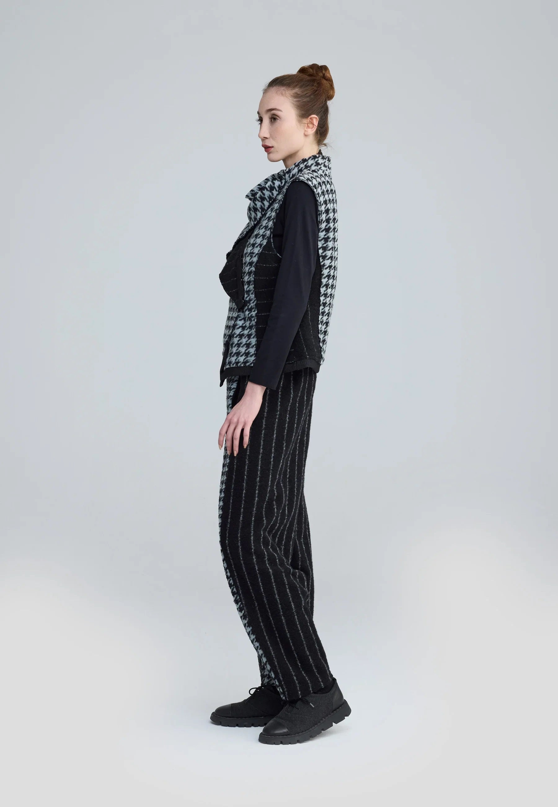 Luukaa Vestra Wool-Felt Pant