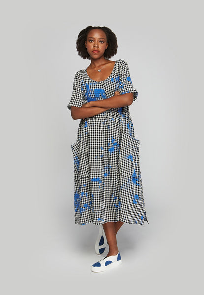 Energy Linen Print Dress