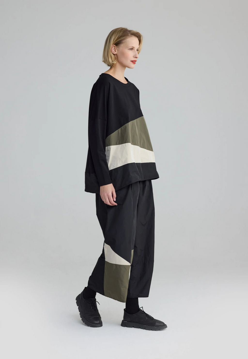 Luukaa's Cascade Raine Colorblock Blouse