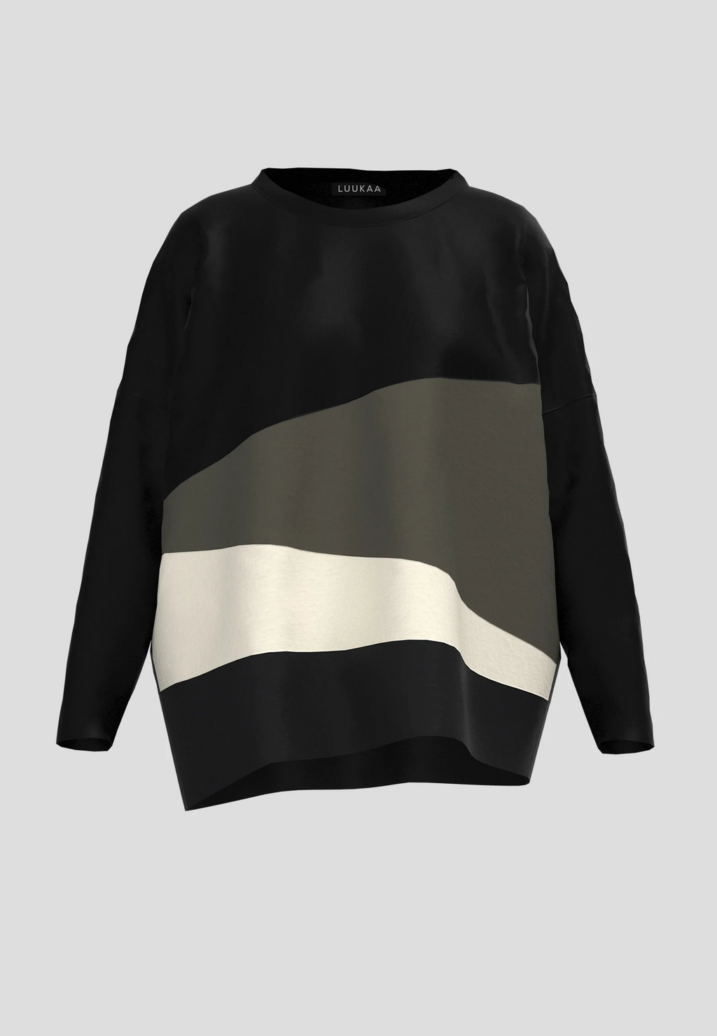 Luukaa's Cascade Raine Colorblock Blouse