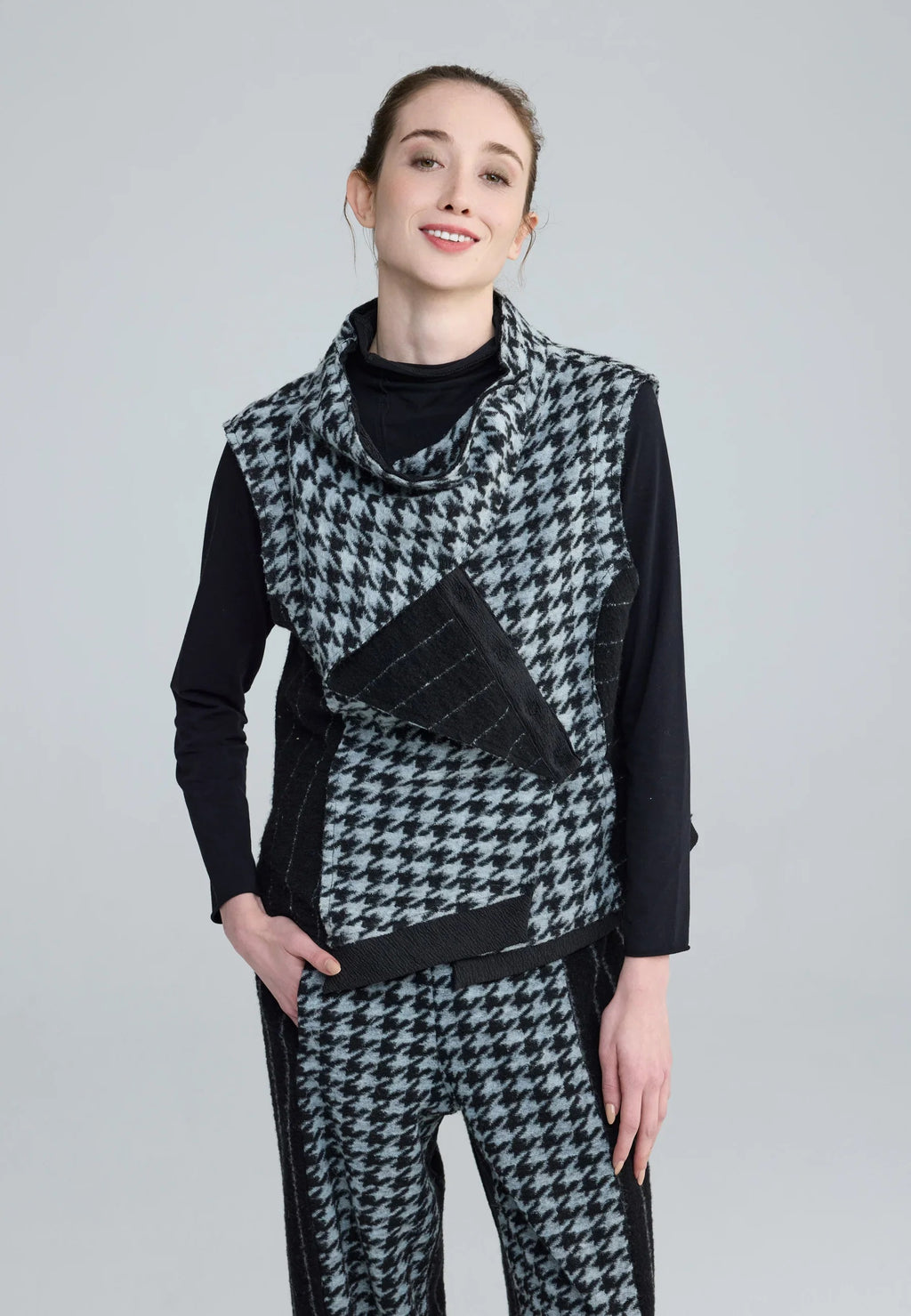 Luukaa Lyric Asymmetric Felt Vest