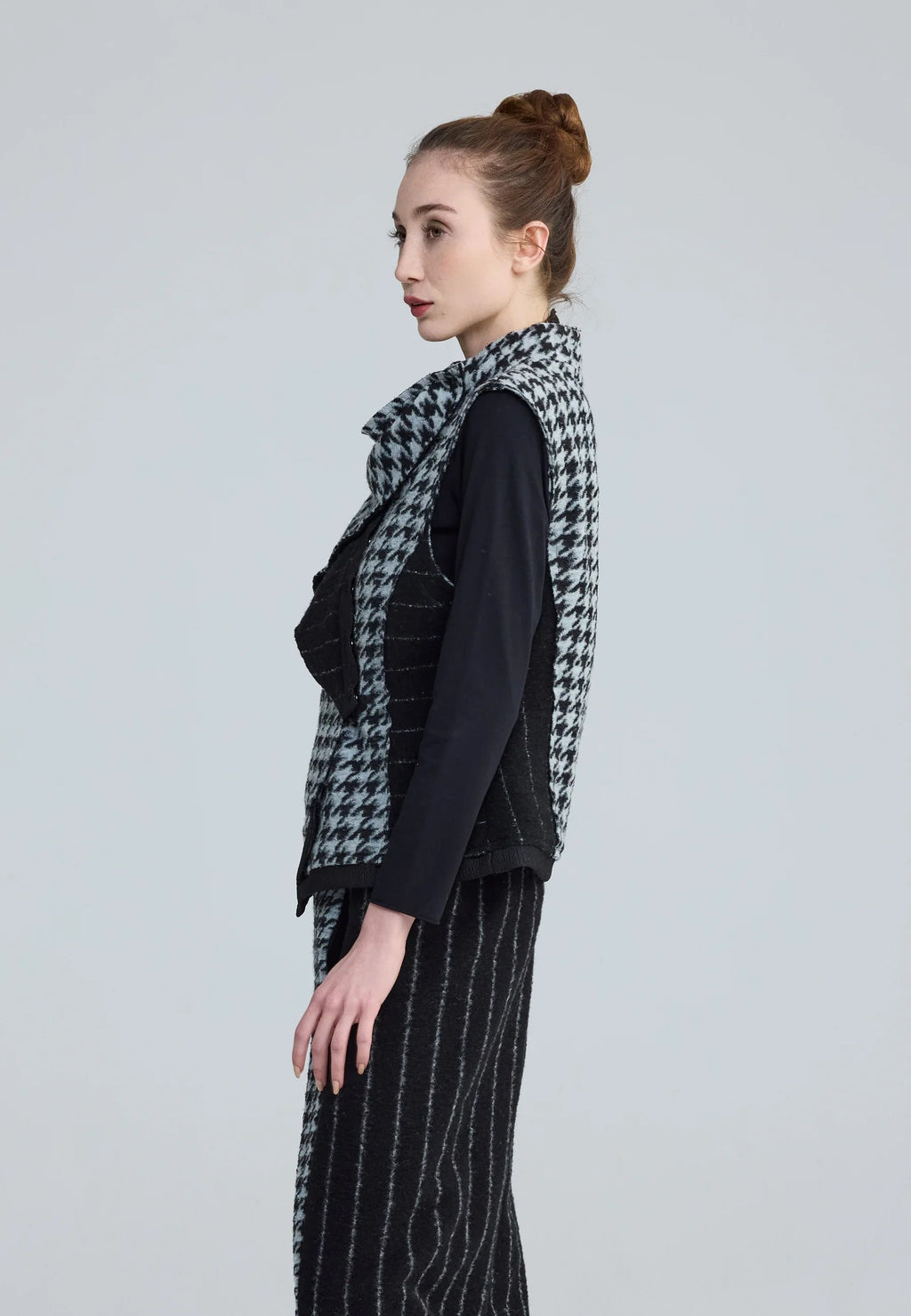 Luukaa Lyric Asymmetric Felt Vest