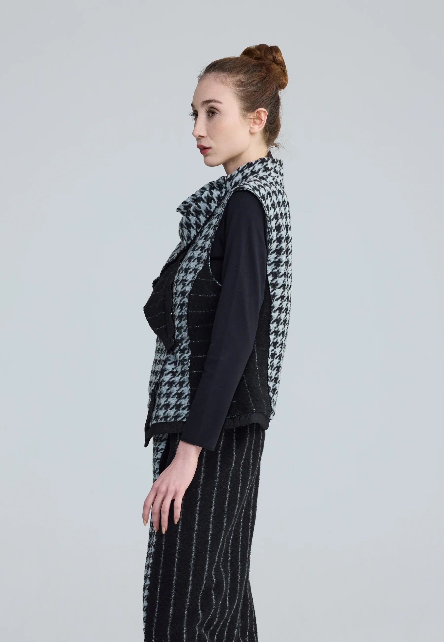 Luukaa Lyric Asymmetric Felt Vest