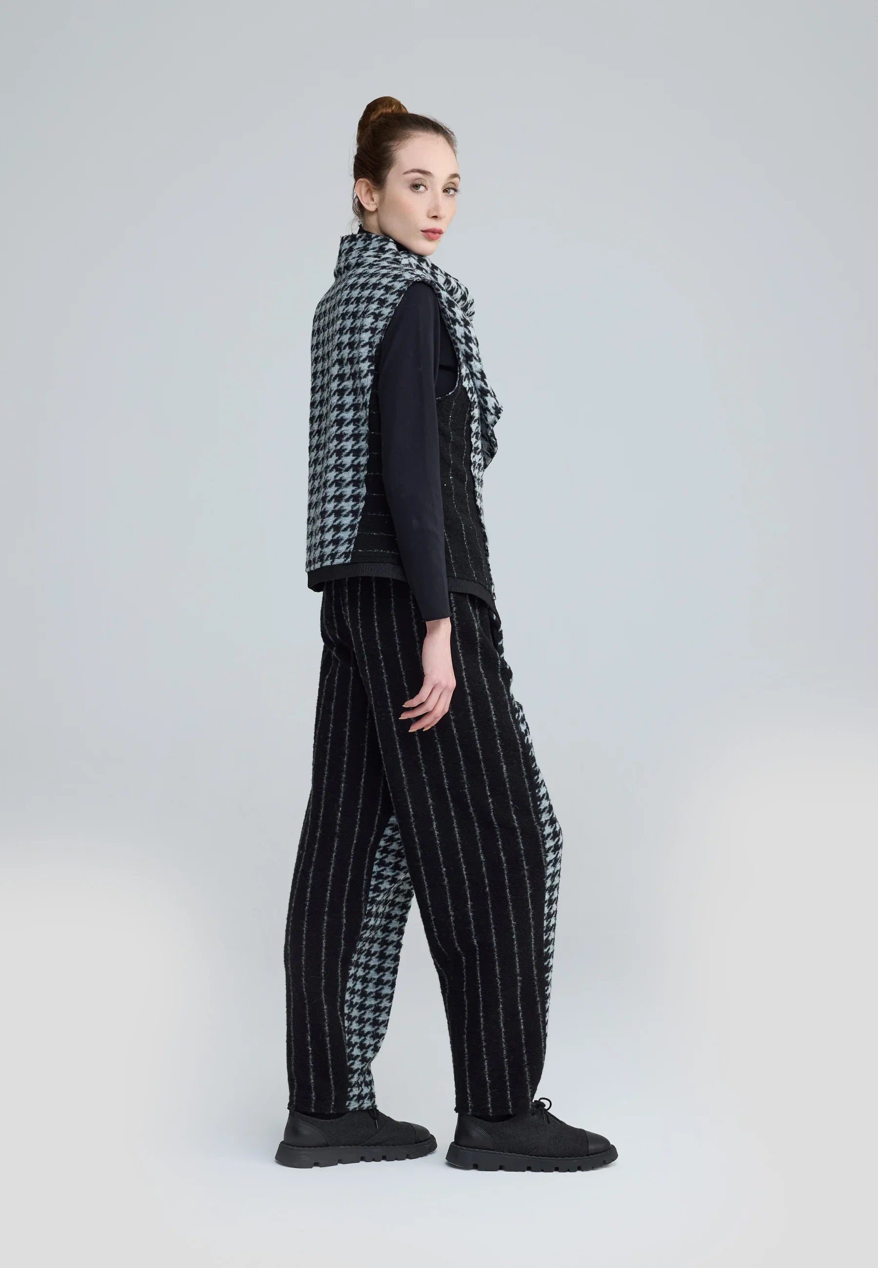 Luukaa Lyric Asymmetric Felt Vest