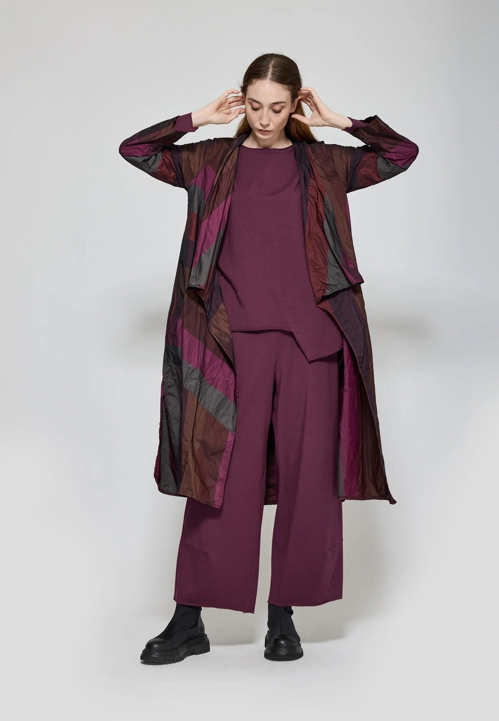 Luukaa's Rosa Duster in Dark Scarlet 