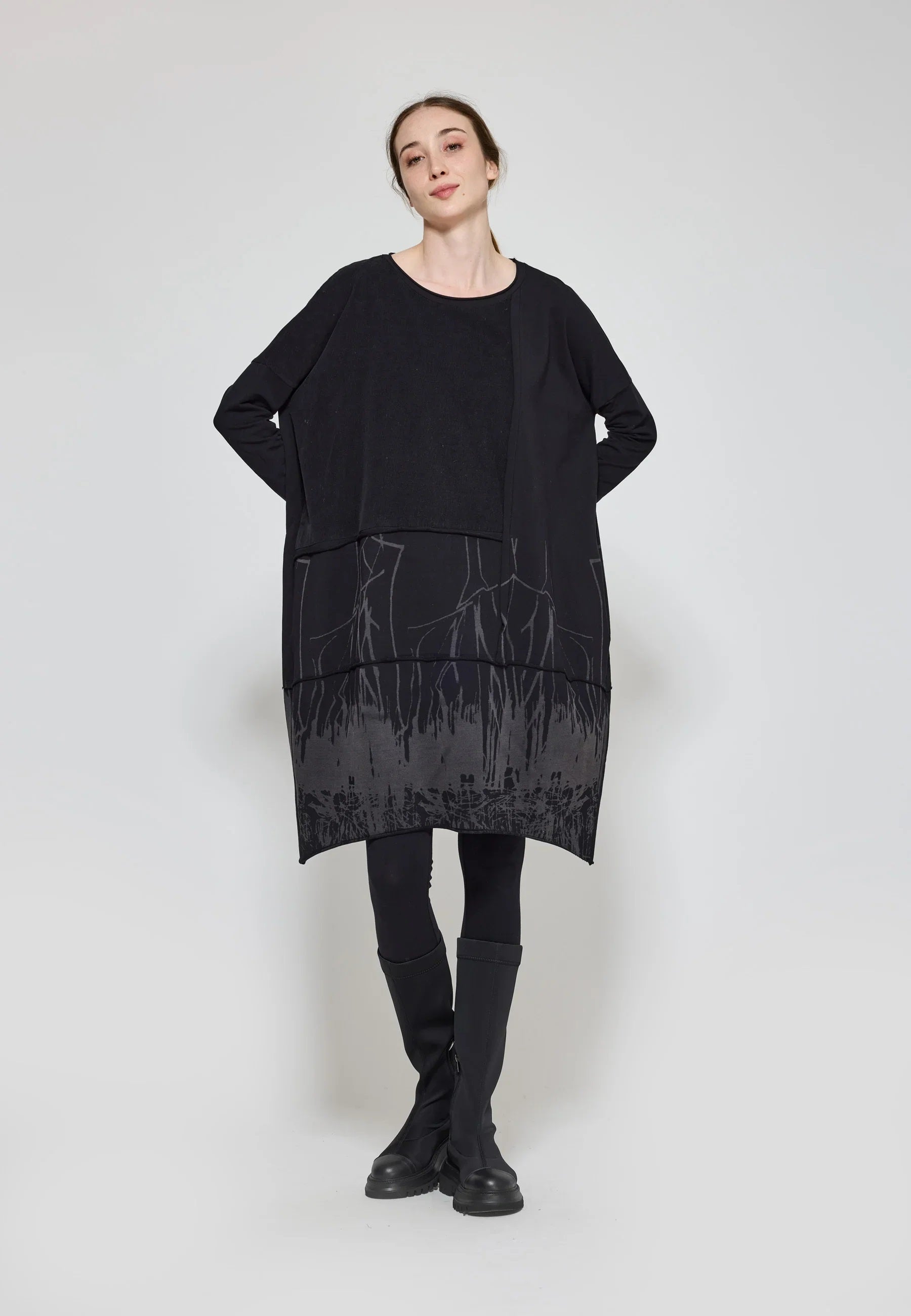 The Mora Dress from Luukaa in Ink Black