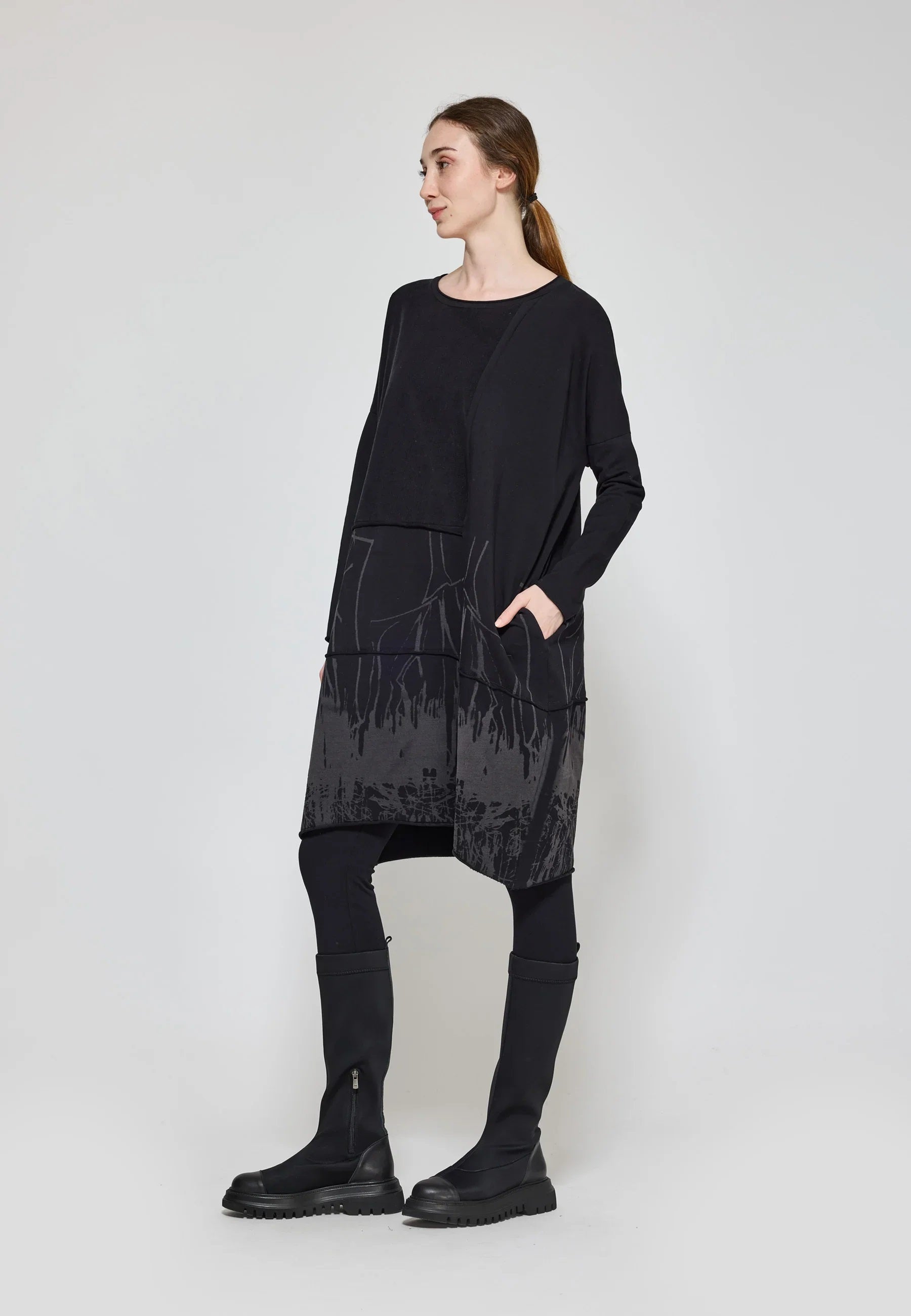 The Mora Dress from Luukaa in Ink Black