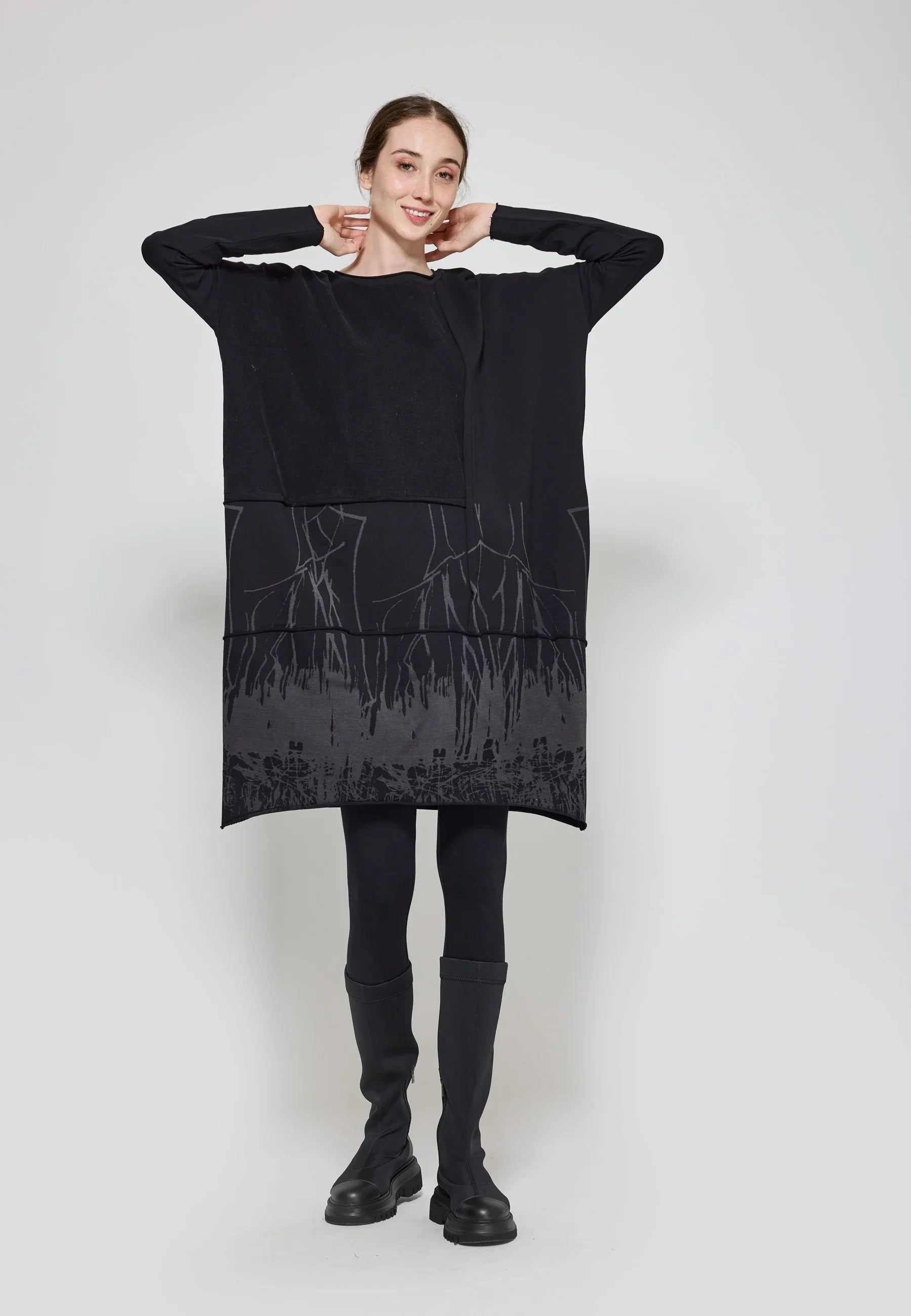 The Mora Dress from Luukaa in Ink Black
