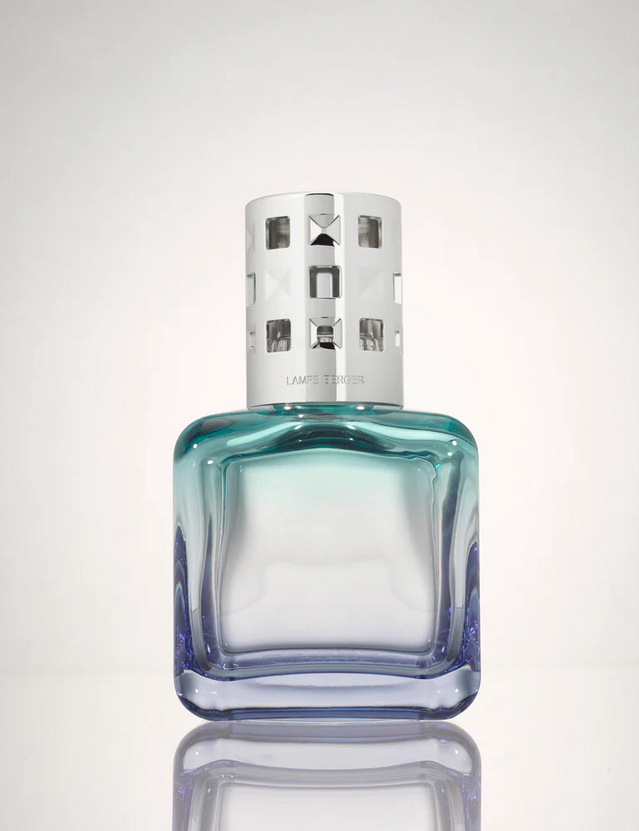 Glaçon Turquoise-Blue Gradient Lamp Gift Set with Air Pur