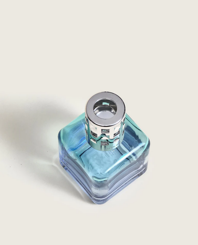 Lampe Berger Glaçon Turquoise-Blue Gradient Lamp Gift Set with Air Pur