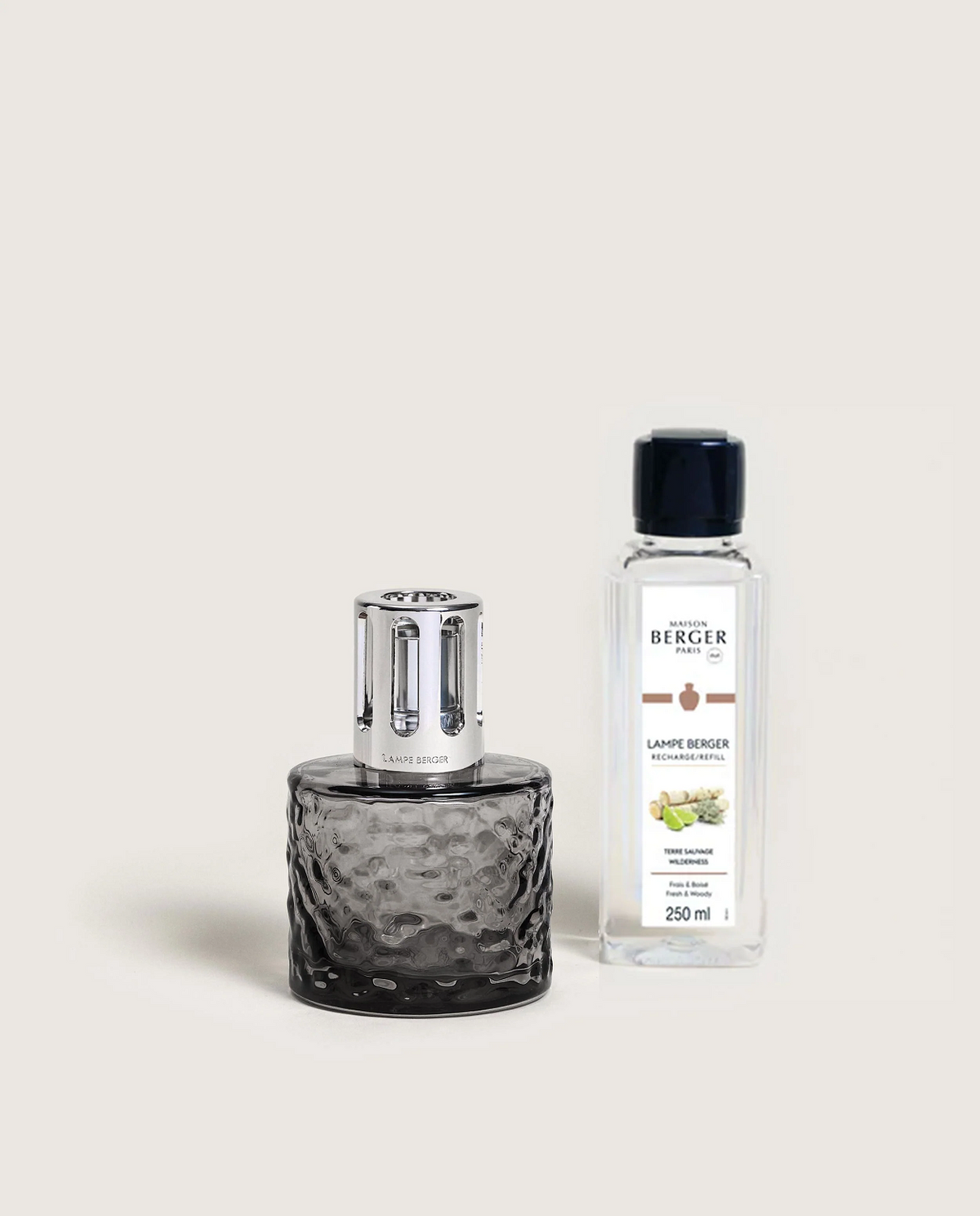 Mirage Black Lampe Gift Set + 250ml Wilderness Lampe Oil