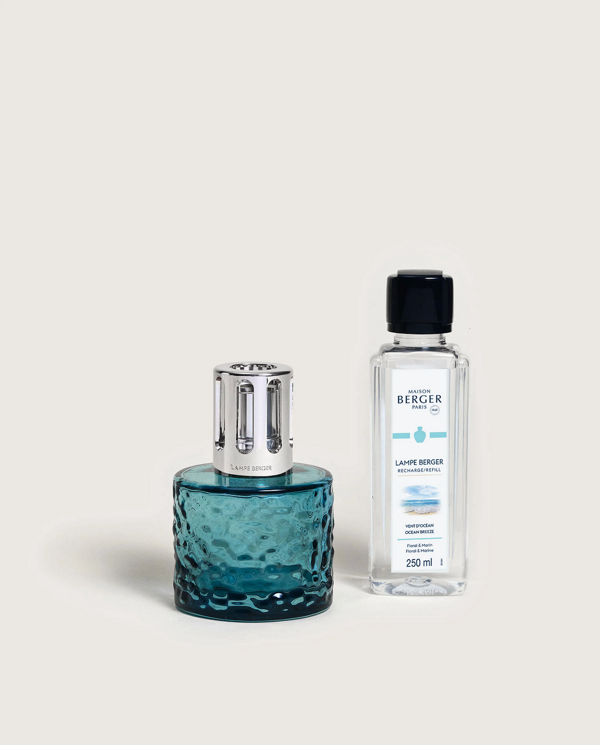 Mirage Blue Azure Lamp Gift Set + 250ml Ocean Breeze Lamp Oil
