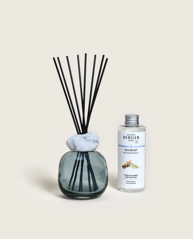 Mineral Blue & White Reed Diffuser Set