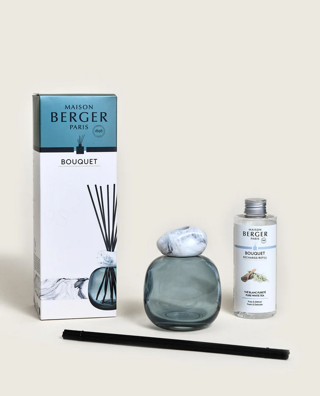 Mineral Blue & White Reed Diffuser Set