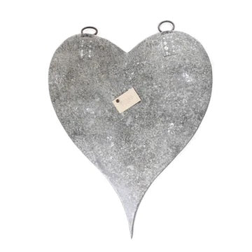 Large Zinc Heart Magnet Board