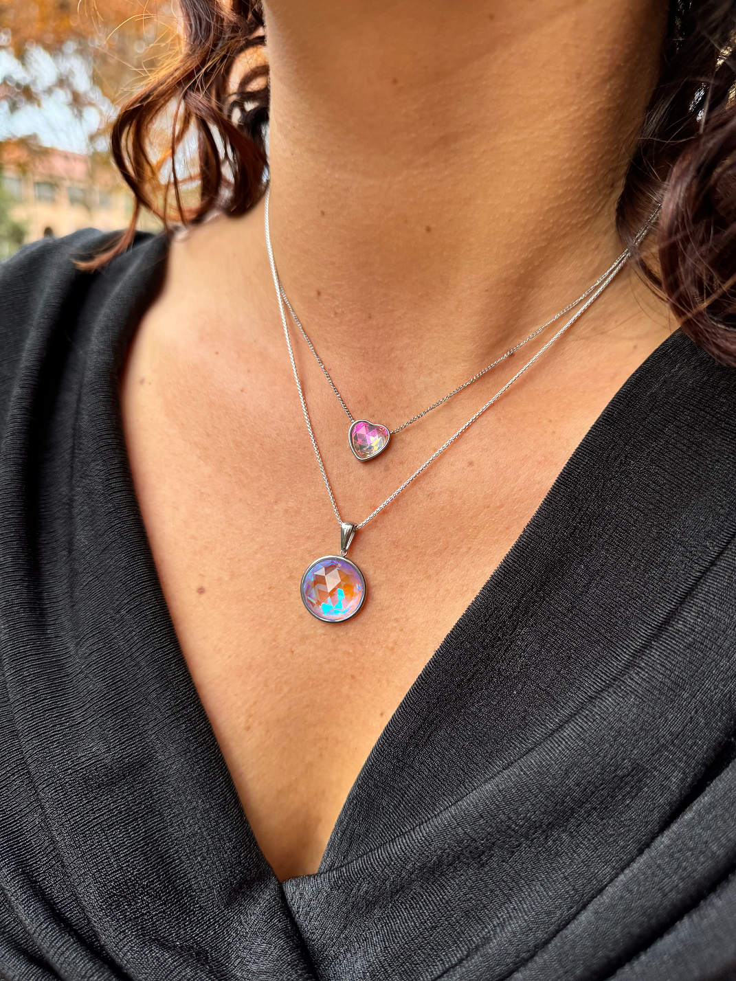 Heart Crystal Necklace