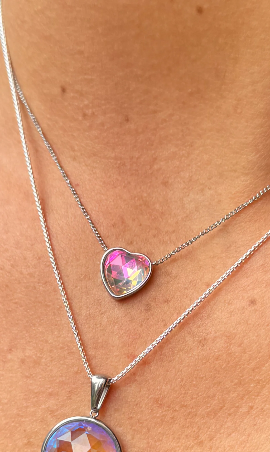 Heart Crystal Necklace