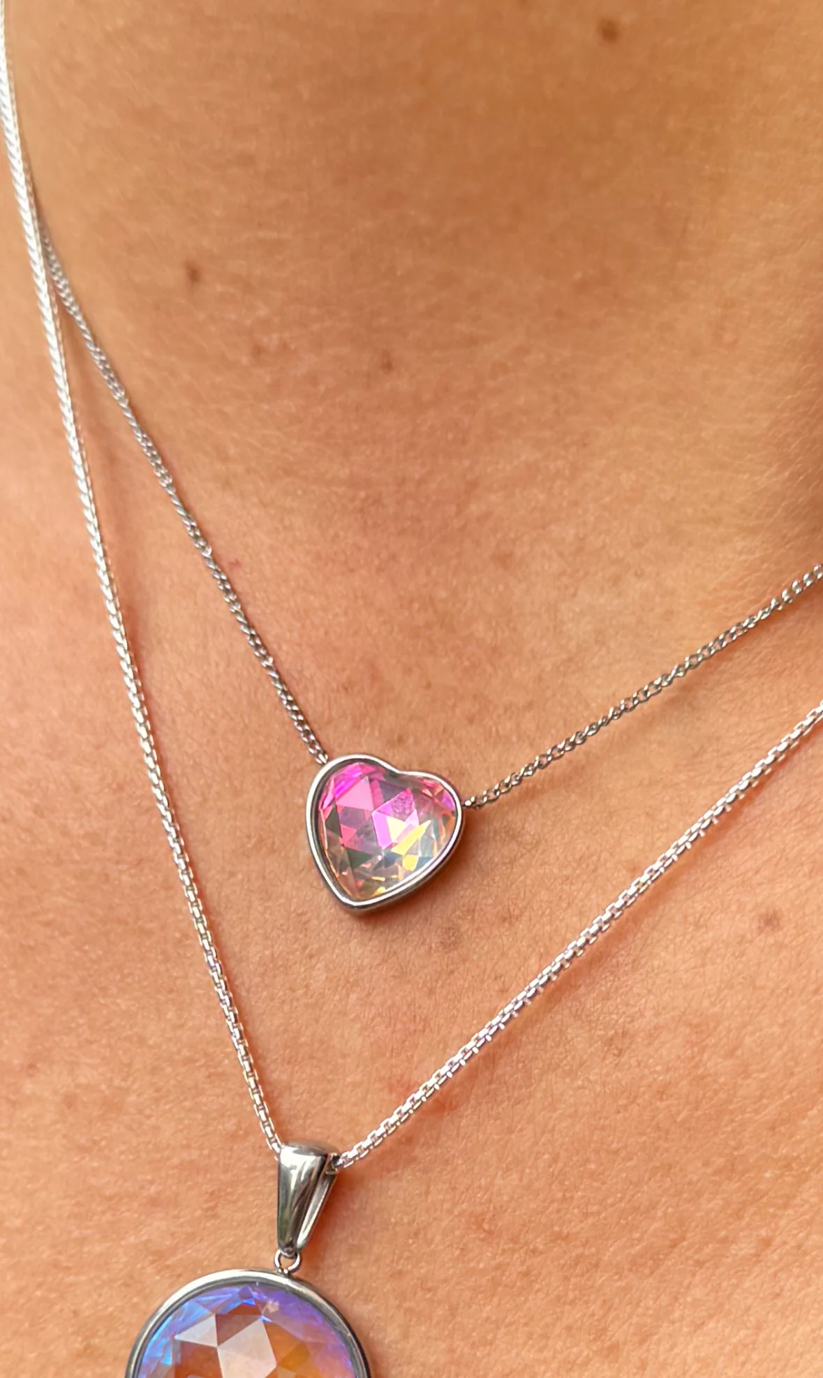 Heart Crystal Necklace