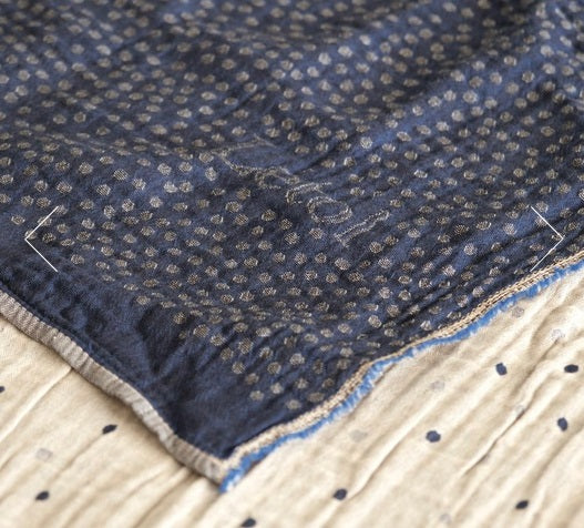 Gabrielle 8 Marine Organic Woven Scarf