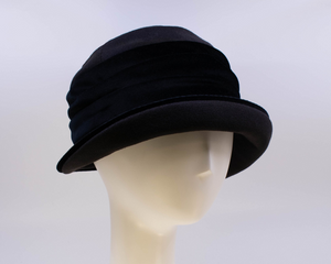 Jeanette Wool & Velvet Cloche Hat