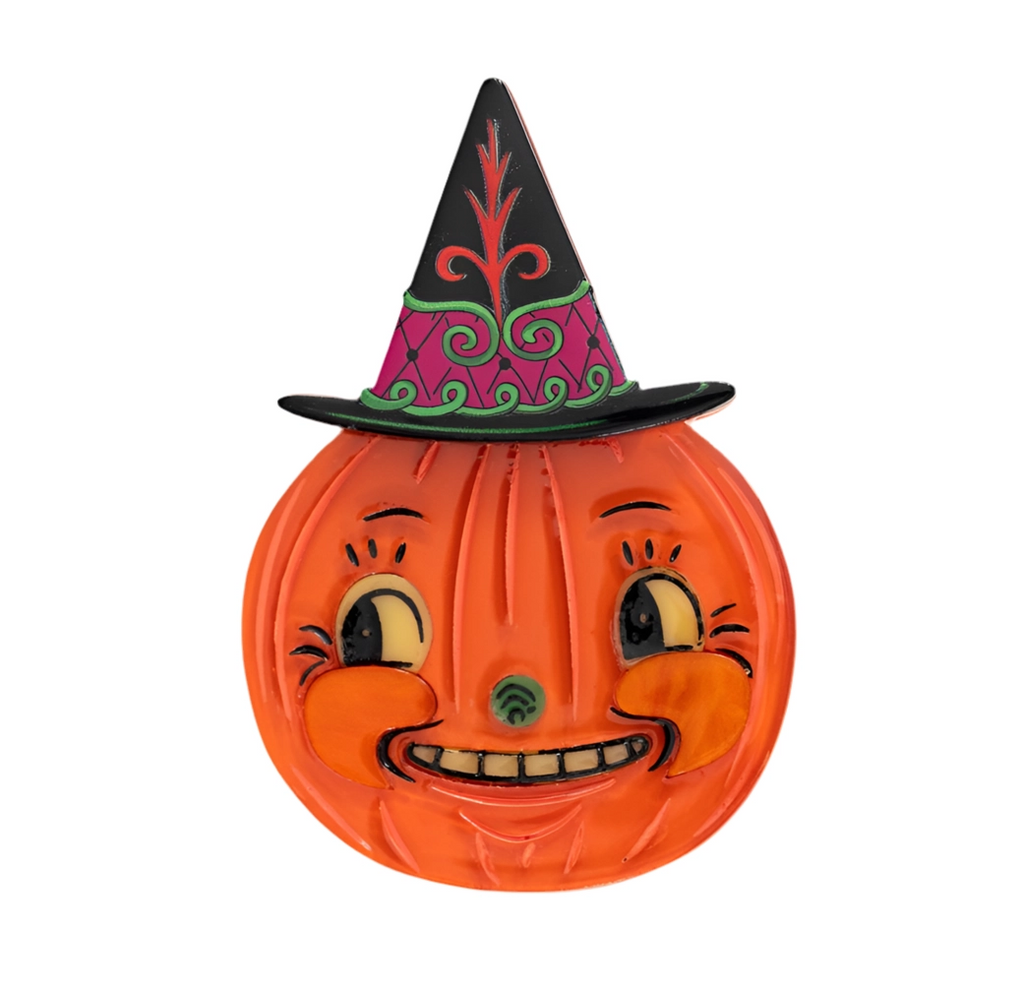Hocus Pocus Pumpkin Brooch