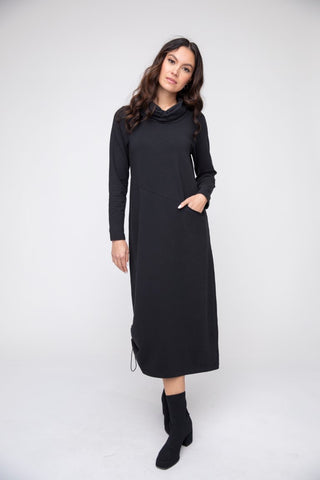 Liv by Habitat's Cinched Toggle Dress Black