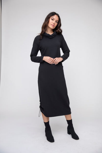 Liv by Habitat's Cinched Toggle Dress Black