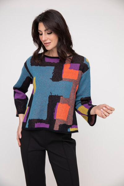 Liv by Habitat's Collage Pullover in Multi