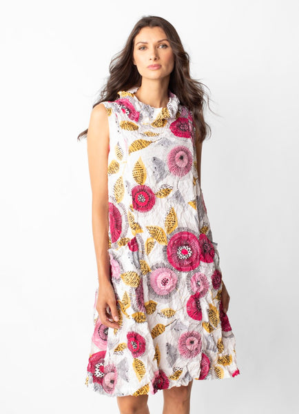 Floral Cowl Dress