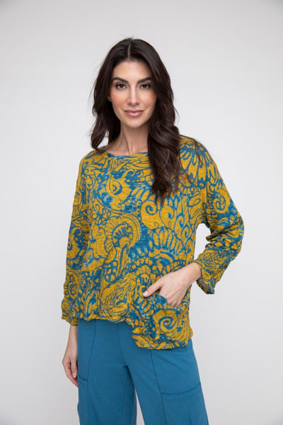 Jetset Crinkle Pullover