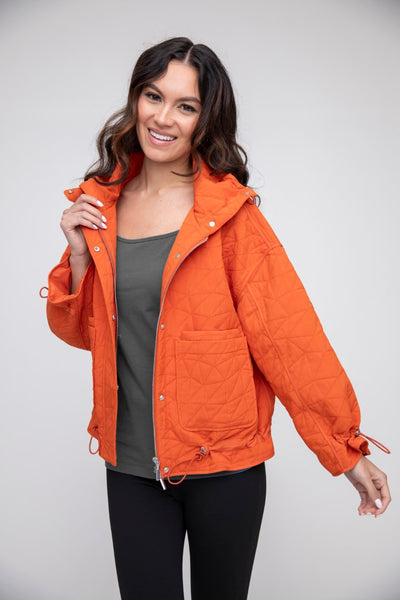 Liv by Habitat's Kaleidoscope Puffer Jacket Sunset