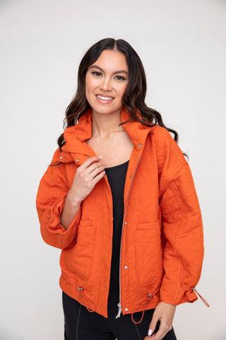 Liv by Habitat's Kaleidoscope Puffer Jacket Sunset