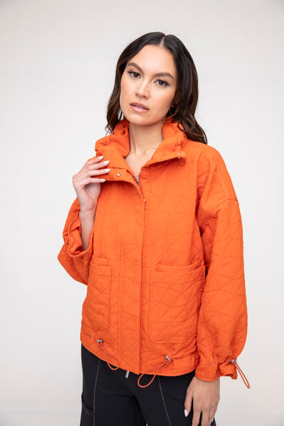 Liv by Habitat's Kaleidoscope Puffer Jacket Sunset