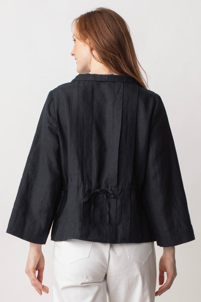 Liv by Habitat Linen Montauk Jacket in Black