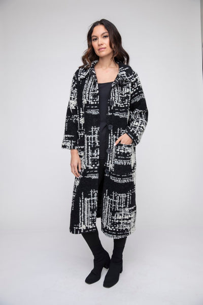 Liv's Off the Grid Cozy Car Coat in Black