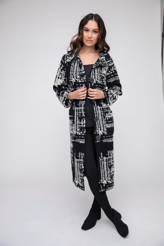 Liv's Off the Grid Cozy Car Coat in Black