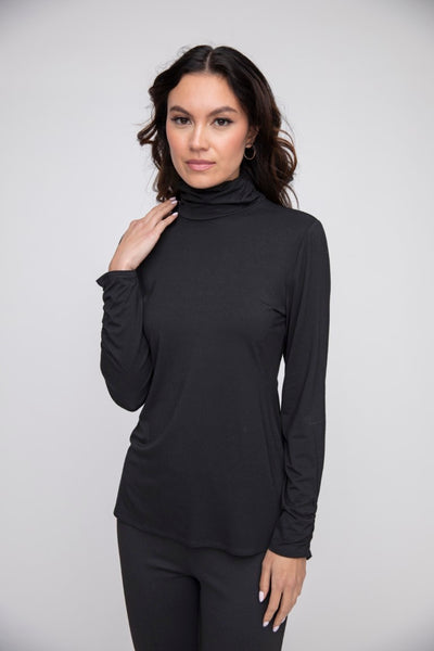 Liv by Habitat's Ruched Turtleneck Black