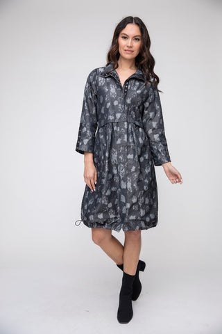 Liv by Habitat's Snap Front Jacket Dress in Black