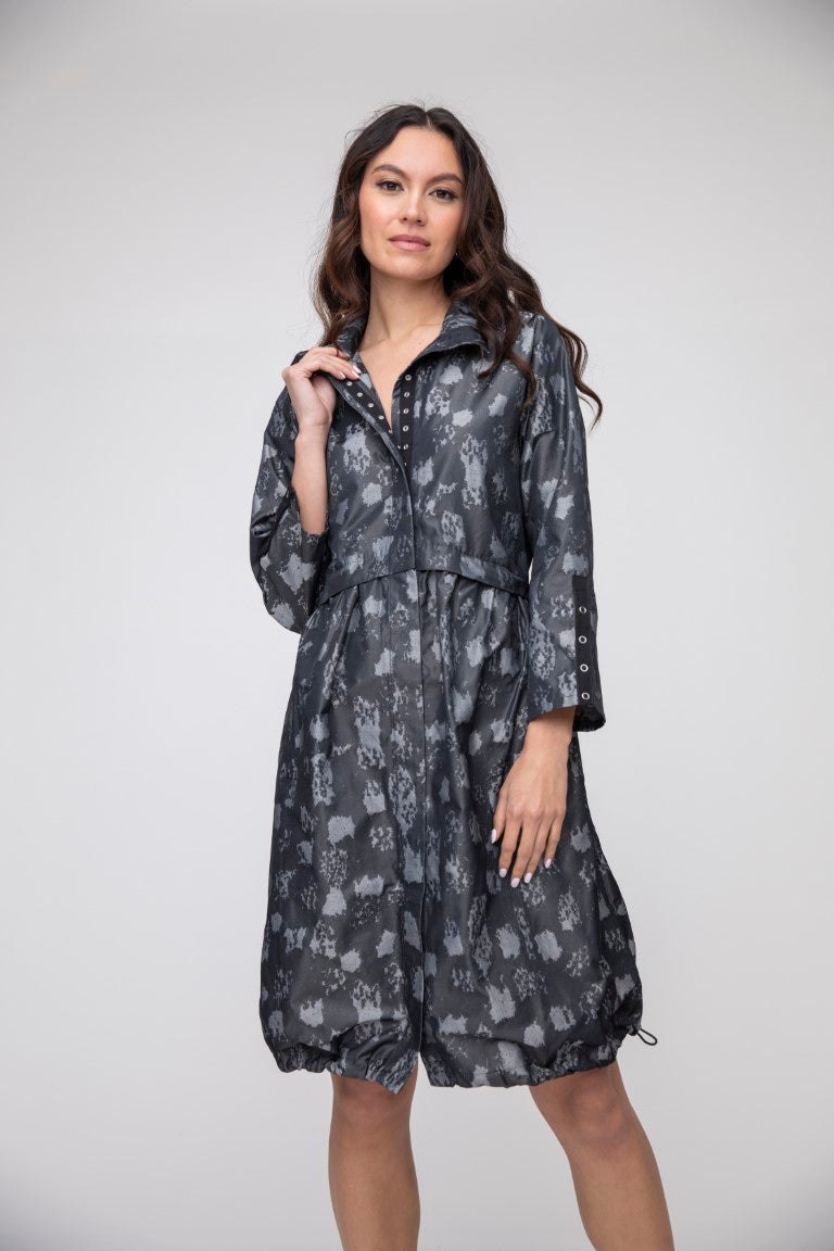 Liv by Habitat's Snap Front Jacket Dress in Black