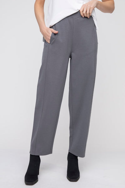 Liv by Habitat's Straight Pocket Ponte Pant in Charcoal