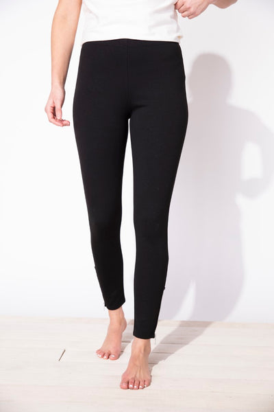 Solid Zip Legging