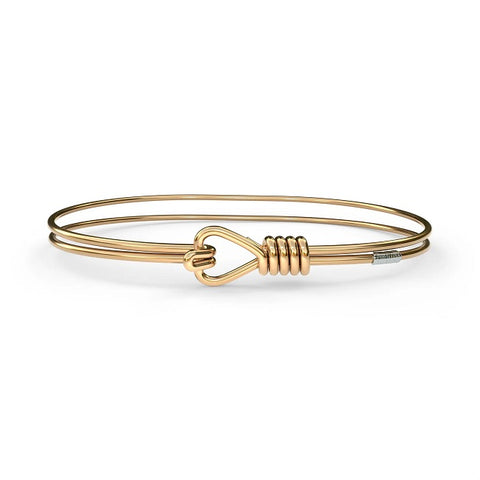 &Livy's Love Knot Bracelet Gold