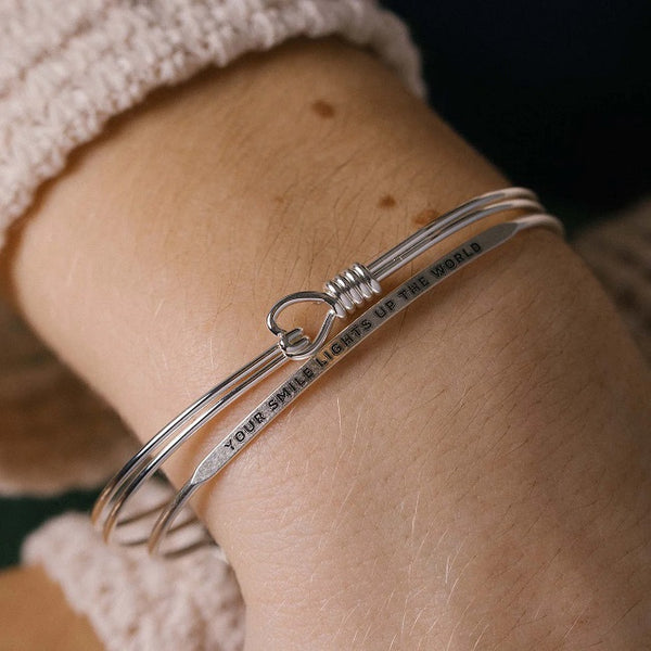 &Livy's Love Knot Bracelet Silver