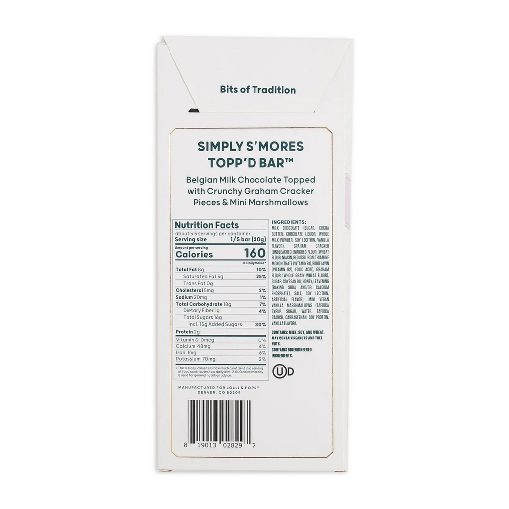 Simply S'mores Topp'd Bar